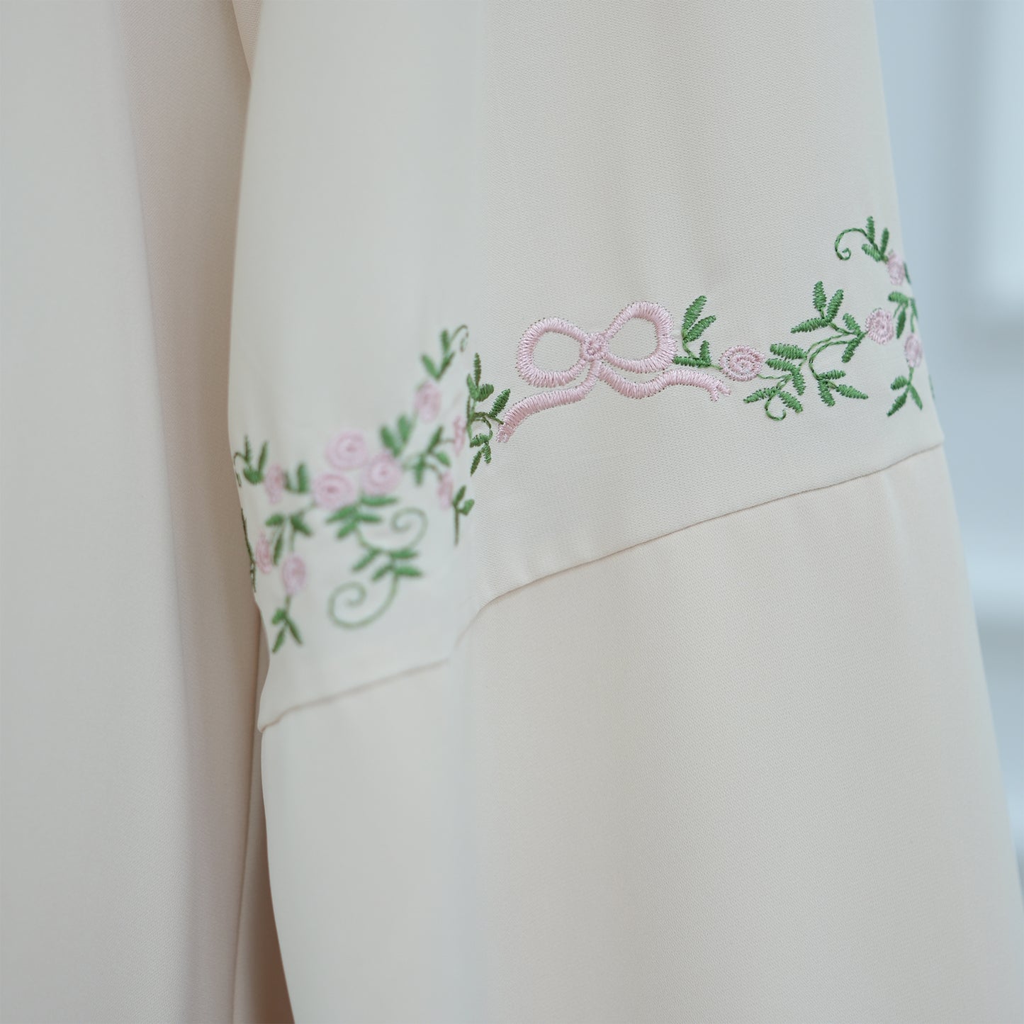 Green Abaya with Hijab Set