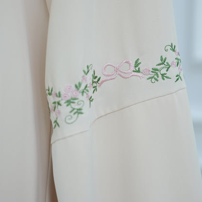 Green Abaya with Hijab Set