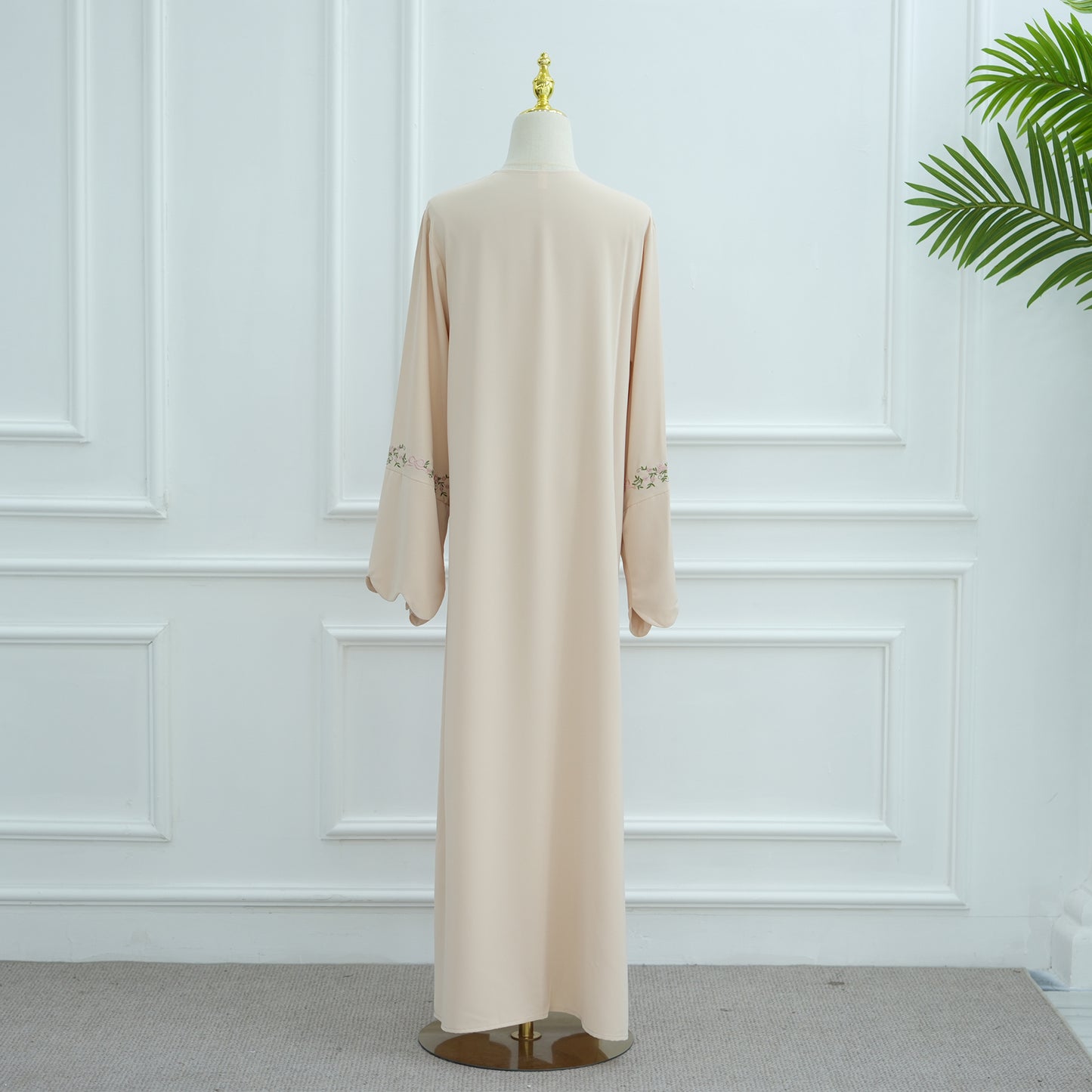 Green Abaya with Hijab Set