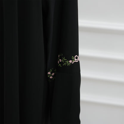 Green Abaya with Hijab Set