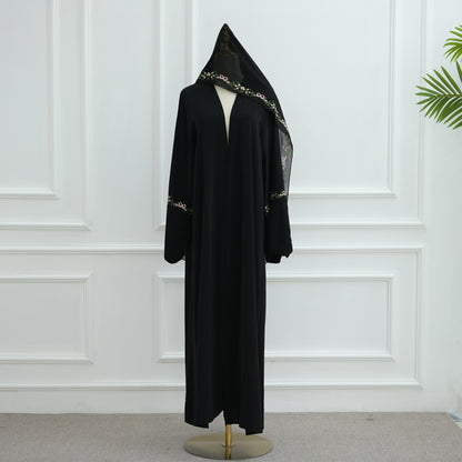 Green Abaya with Hijab Set