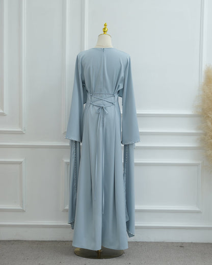 Shayla Modest Cape Dress