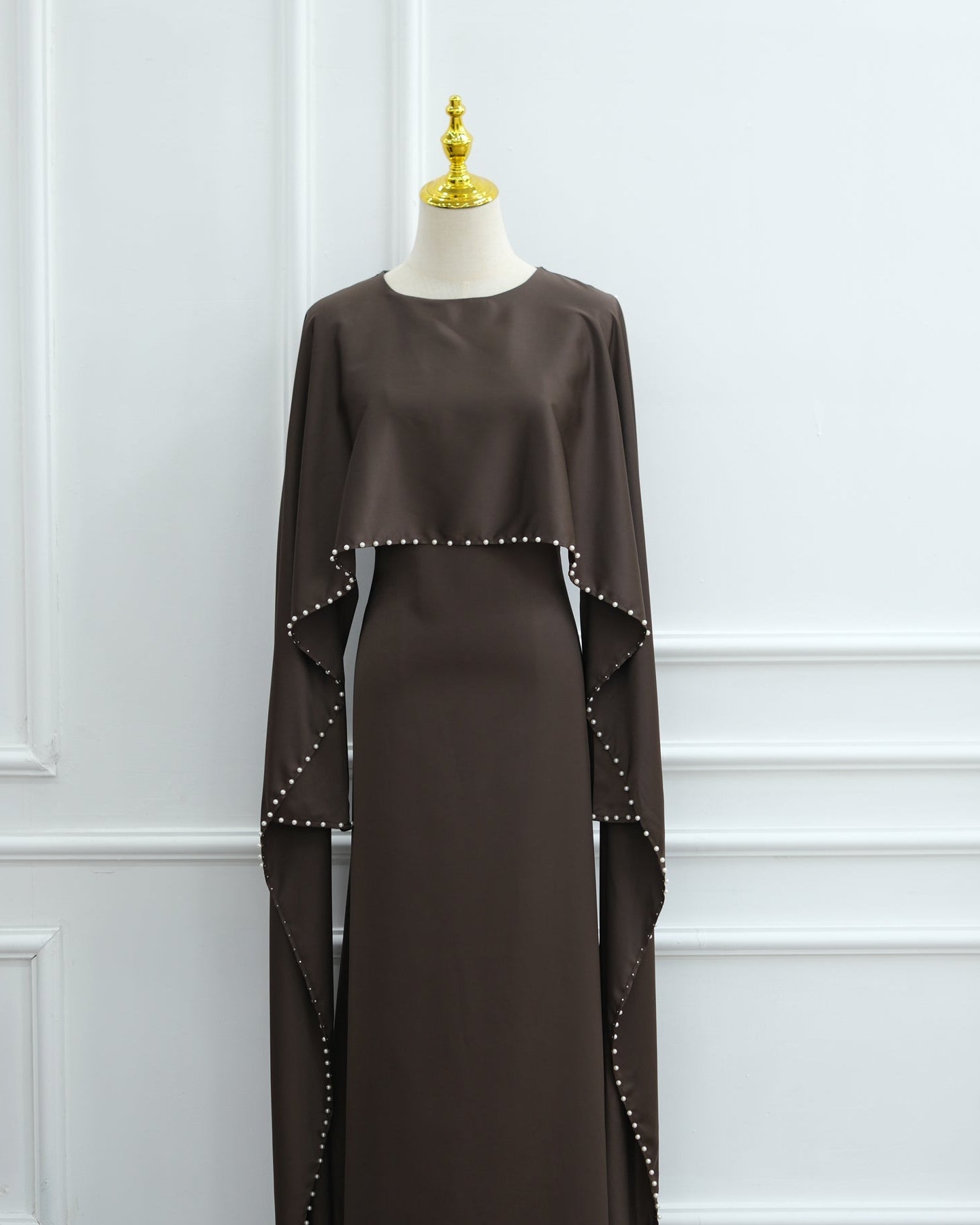 Shayla Modest Cape Dress