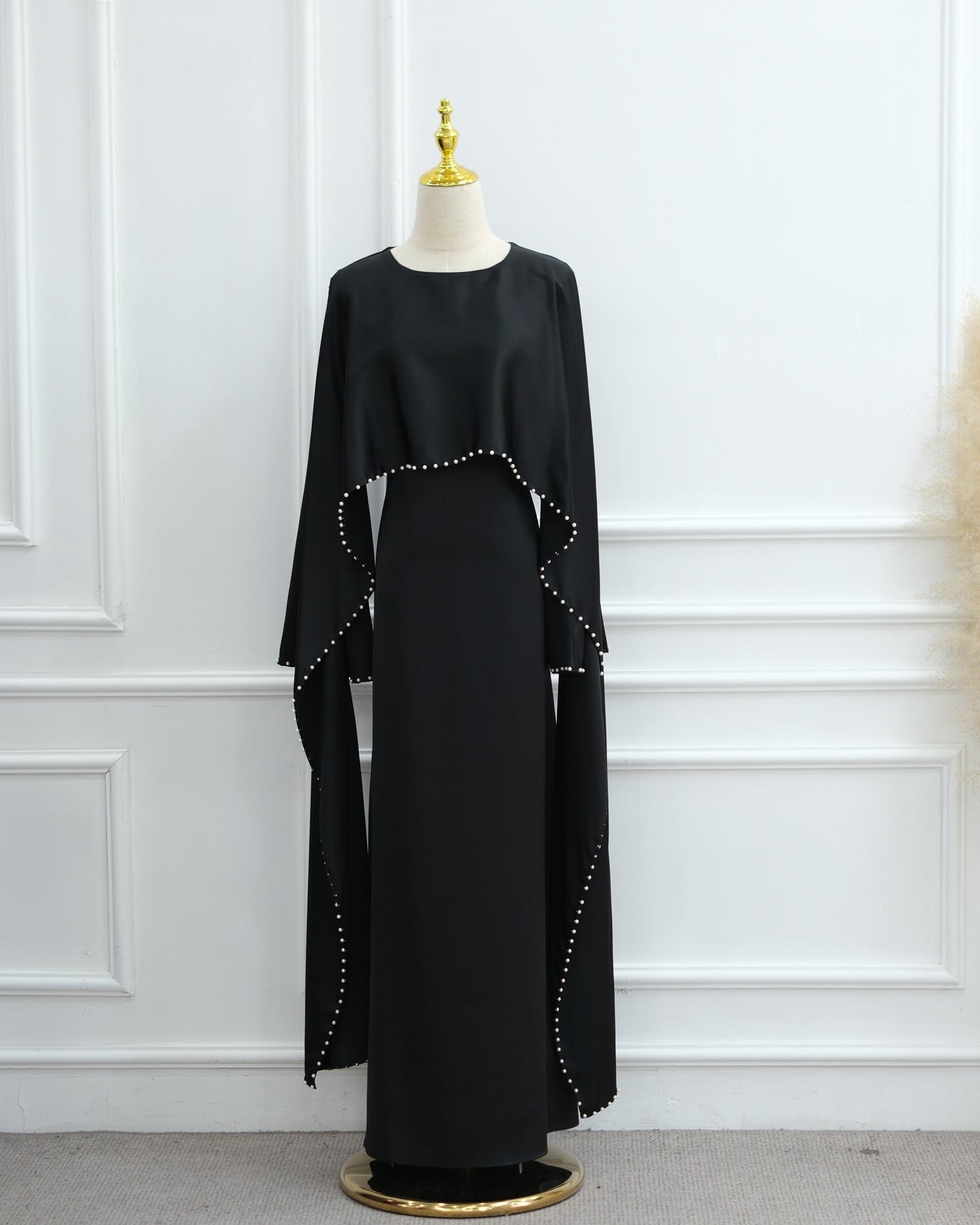 Shayla Modest Cape Dress