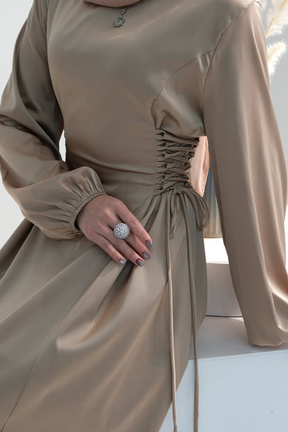 Ayah Satin Dress