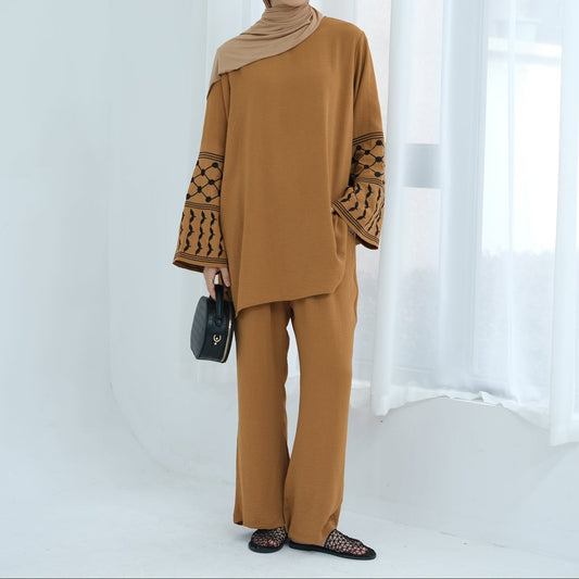 Keffiyeh Modest Co-Ord Sæt