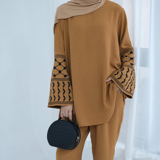 Keffiyeh Modest Co-Ord Sæt