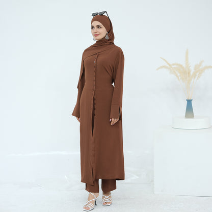 Hana Modest Shirt + Pants Set - Nour Modesty