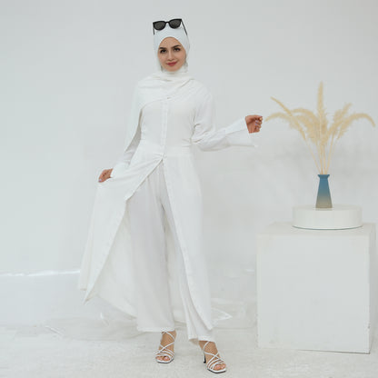 Hana Modest Shirt + Pants Set - Nour Modesty