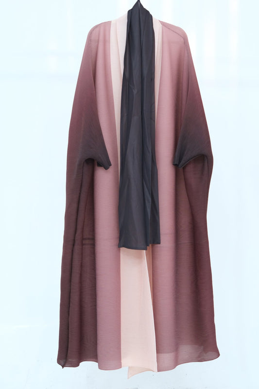 Ombre Pleated Abaya