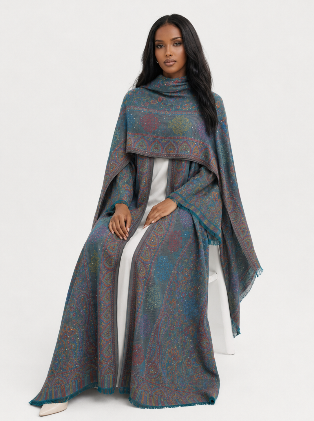 Pashmina Abaya Set
