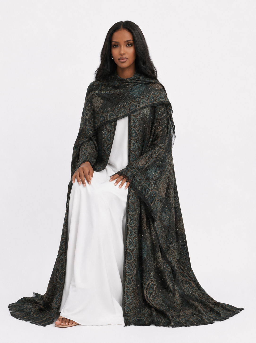 Pashmina Abaya Set