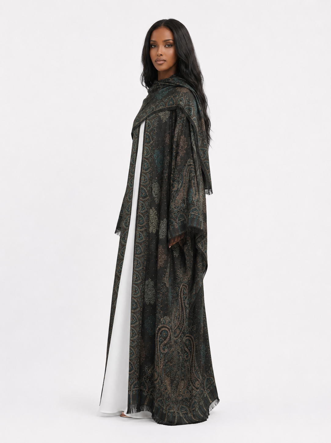 Pashmina Abaya Set