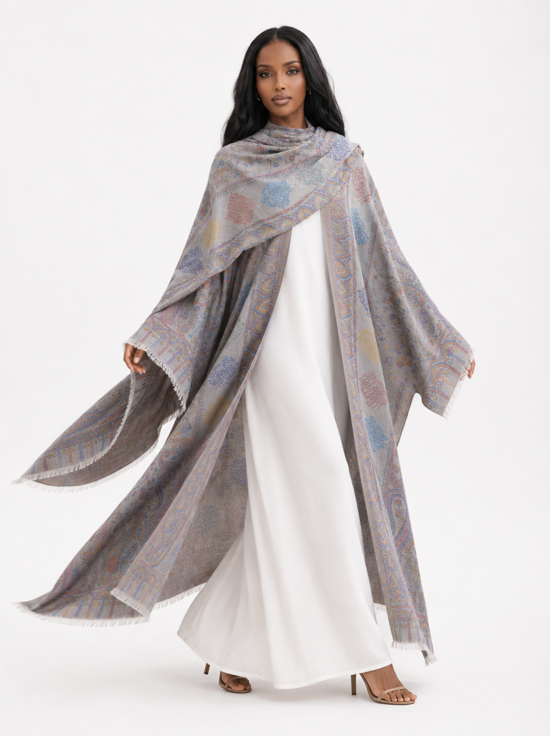 Pashmina Abaya Set