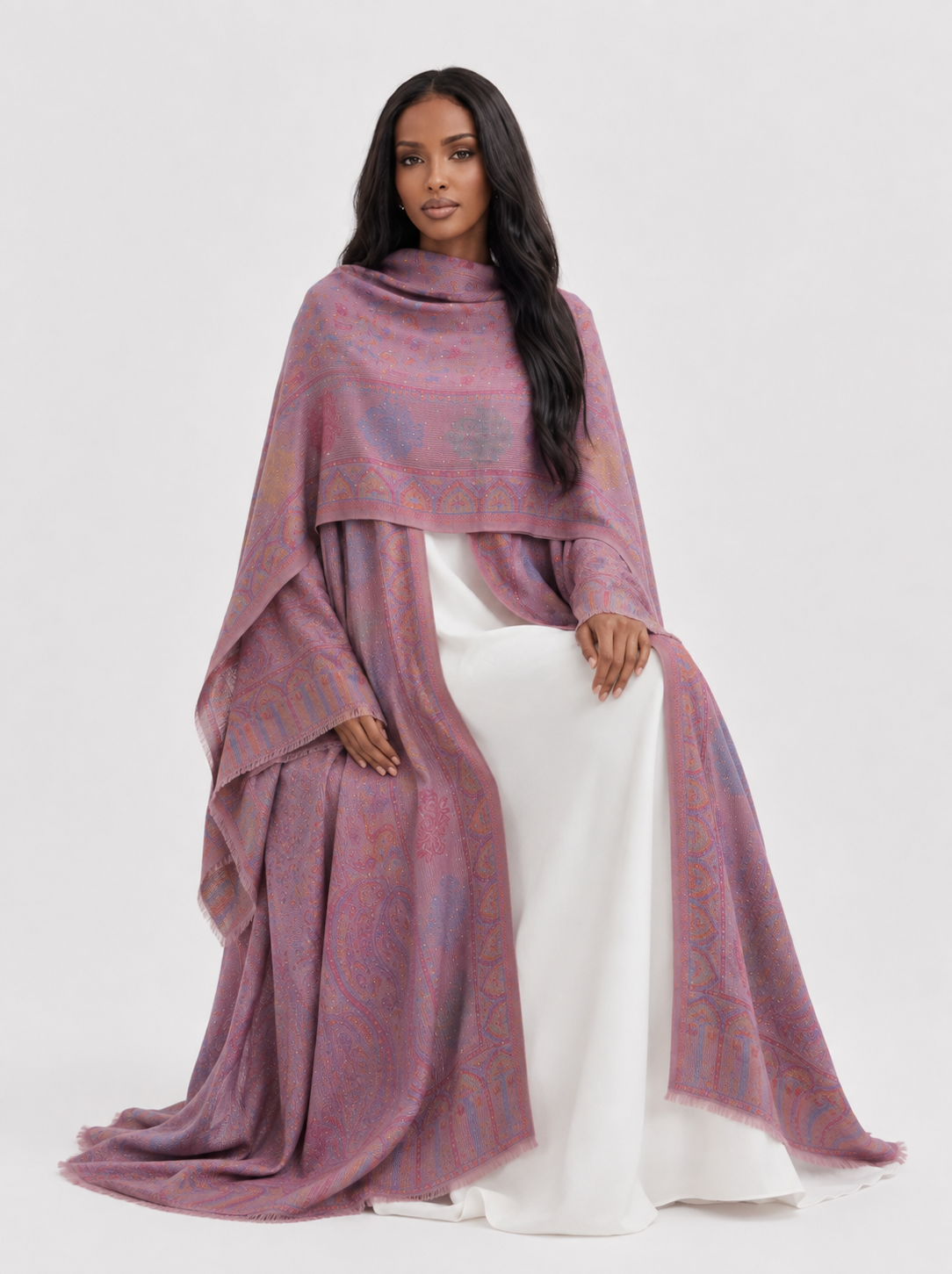 Pashmina Abaya Set