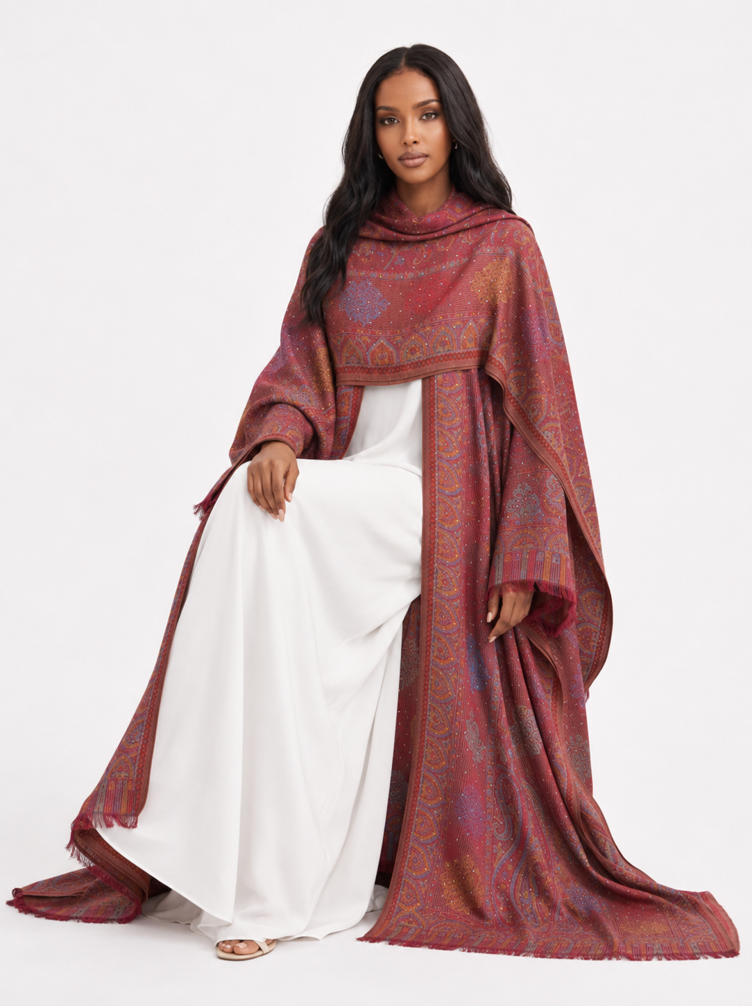 Pashmina Abaya Set