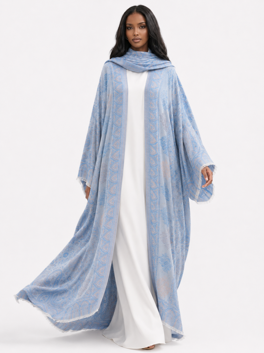 Pashmina Abaya Set