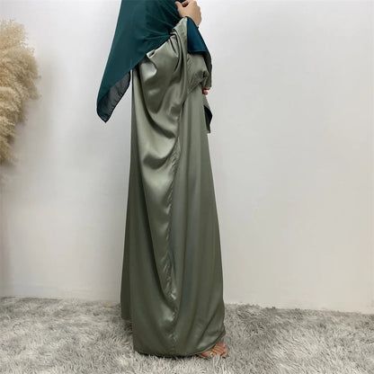 Reversible Satin Abaya - Nour Modesty