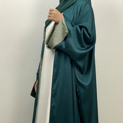 Reversible Satin Abaya - Nour Modesty