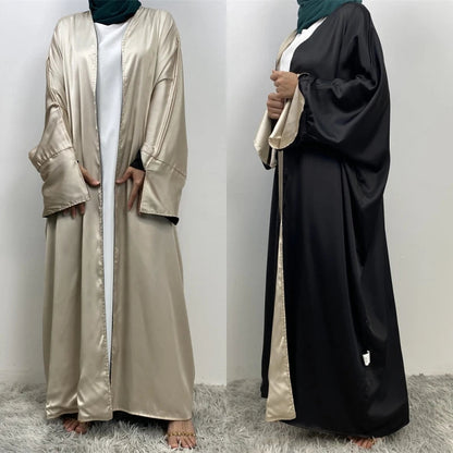 Reversible Satin Abaya - Nour Modesty