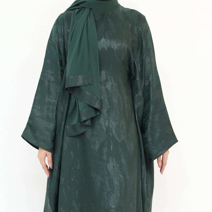 Alina Butterfly Abaya Green