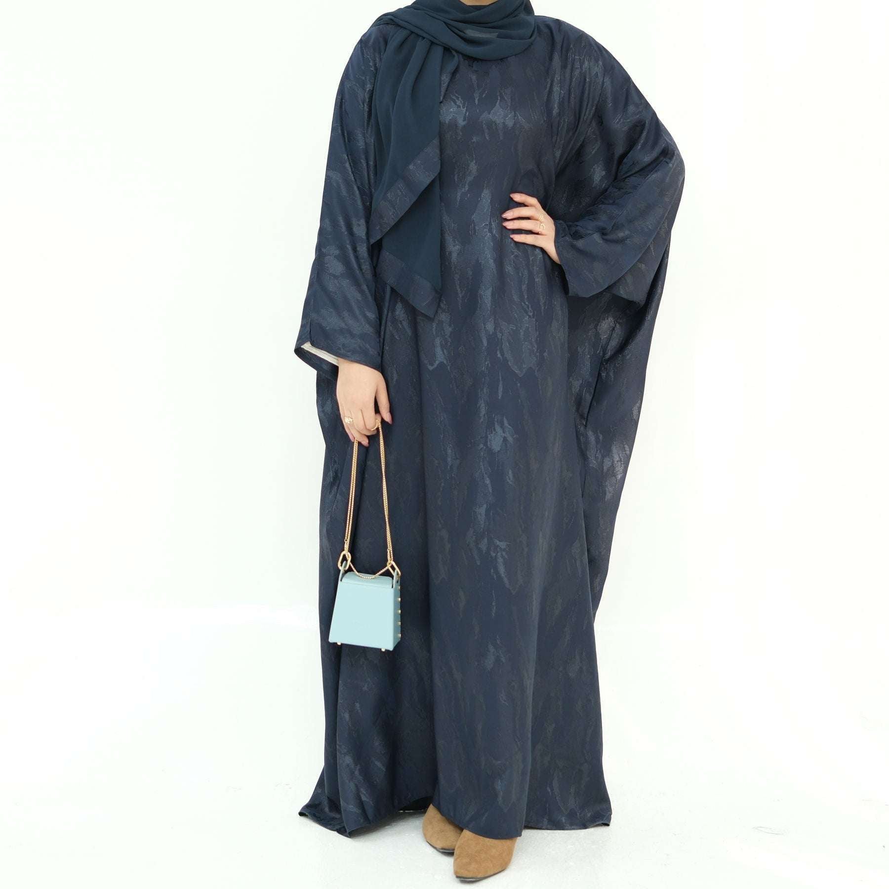 Alina Butterfly Abaya Green