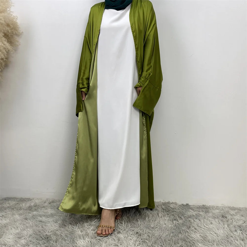 Reversible Satin Abaya - Nour Modesty