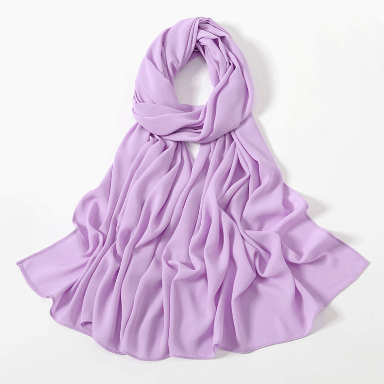 Chiffon Georgette Hijab - Sage Green