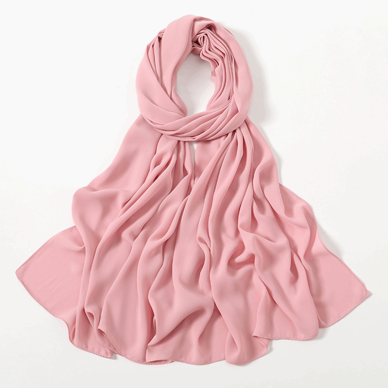 Chiffon Georgette Hijab - Mocha