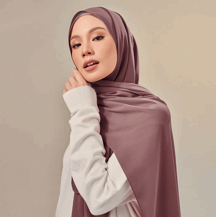 Chiffon Georgette Hijab - Sage Green