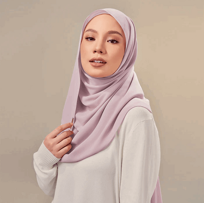 Chiffon Georgette Hijab - Sage Green