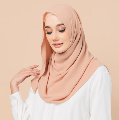 Chiffon Georgette Hijab - Sage Green - Nour Modesty