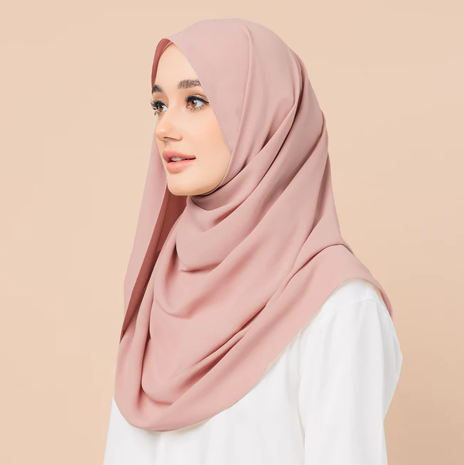 Chiffon Georgette Hijab - Sage Green - Nour Modesty