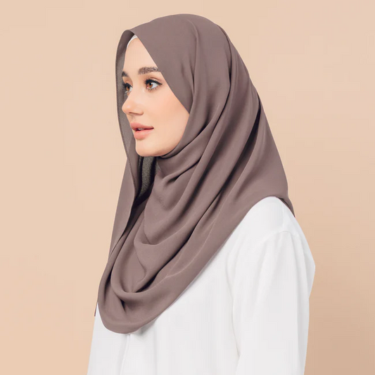 Chiffon Georgette Hijab - Sage Green - Nour Modesty