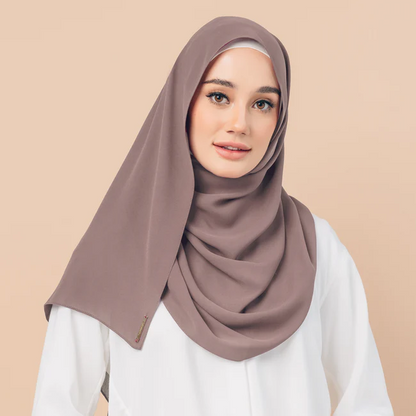 Chiffon Georgette Hijab - Sage Green - Nour Modesty