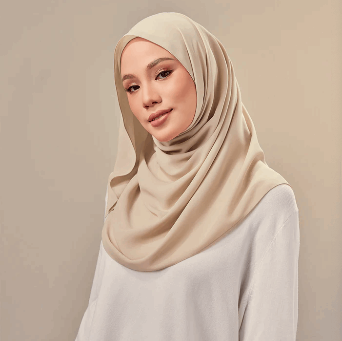 Chiffon Georgette Hijab - Sage Green