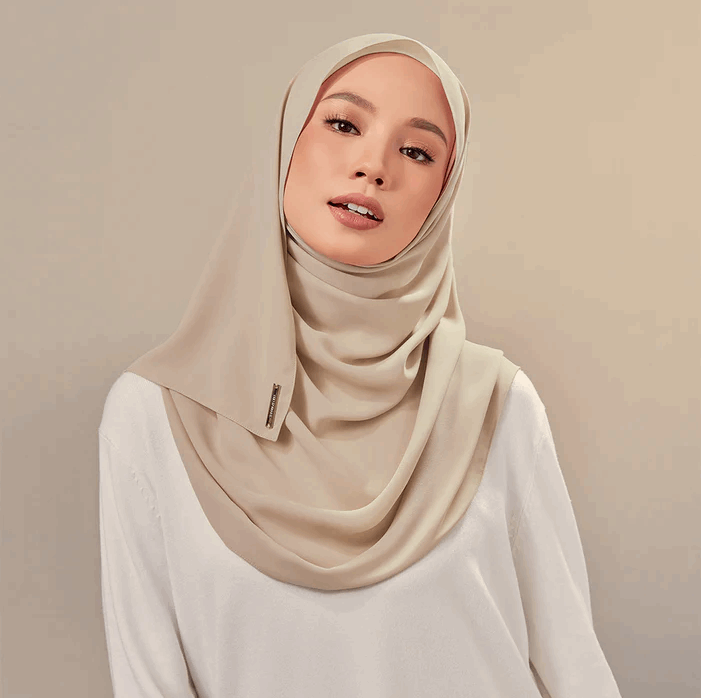 Chiffon Georgette Hijab - Sage Green