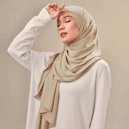 Chiffon Georgette Hijab - Sage Green