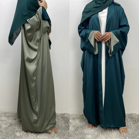 Reversible Satin Abaya