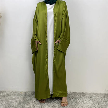Reversible Satin Abaya - Nour Modesty