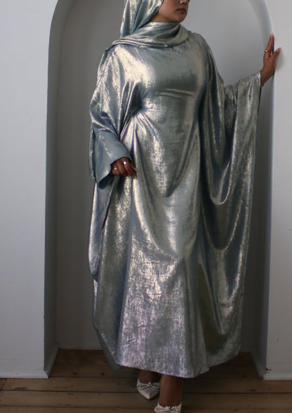 Luxury Butterfly Abaya Green - Nour Modesty