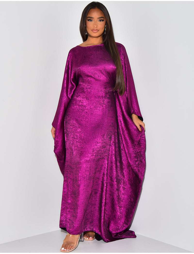 Luxury Butterfly Abaya Green