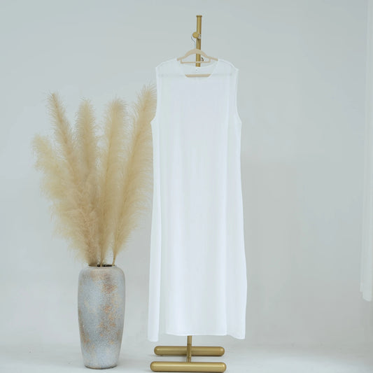 Abaya Inner Slip Dress - Beige - Nour Modesty