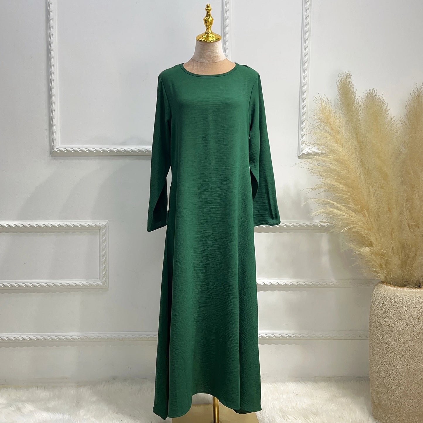 Abaya Inner Slip Dress - Army Green - Nour Modesty