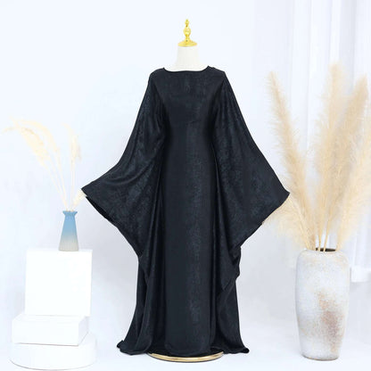 Luxury Butterfly Abaya - Black