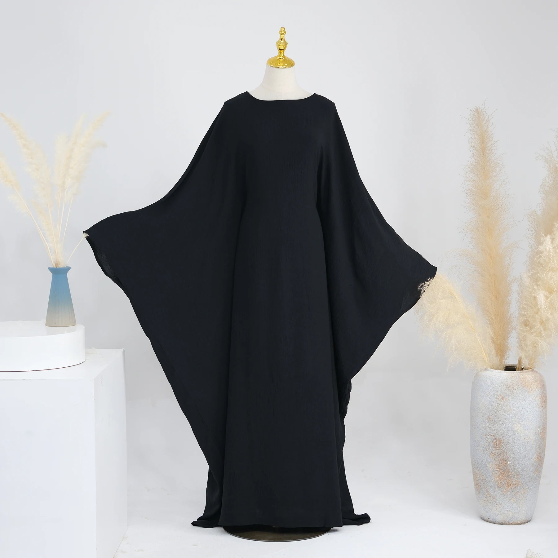 cotton linen butterfly abaya dress product info and reviews Linen Butterfly Abaya Kayra the Label
