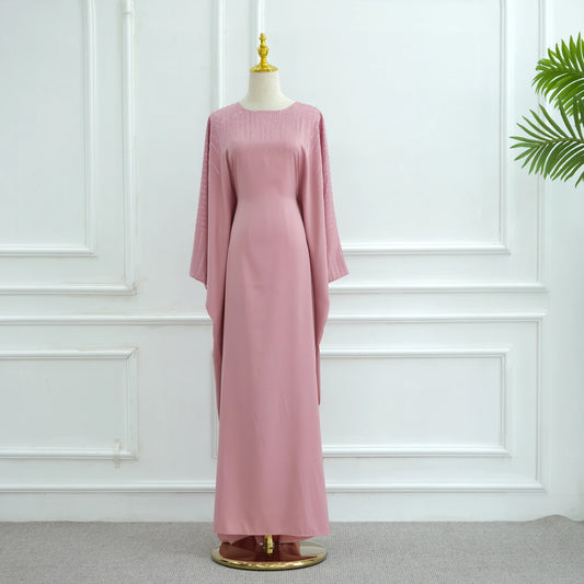 Rhinestone Butterfly Abaya