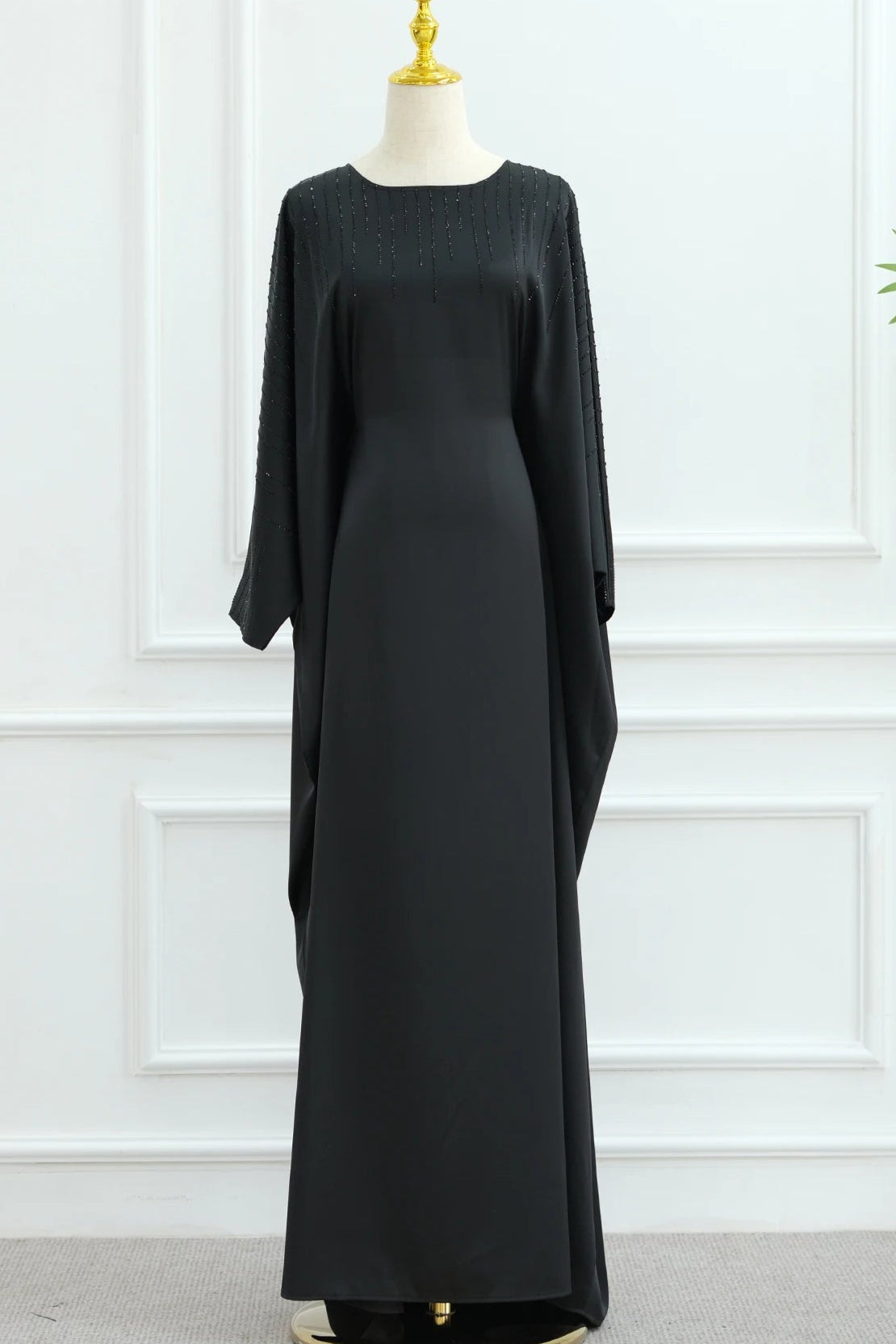 Rhinestone Butterfly Abaya