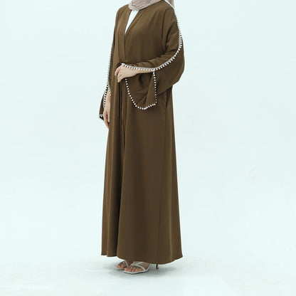Luxury Silk Open Abaya