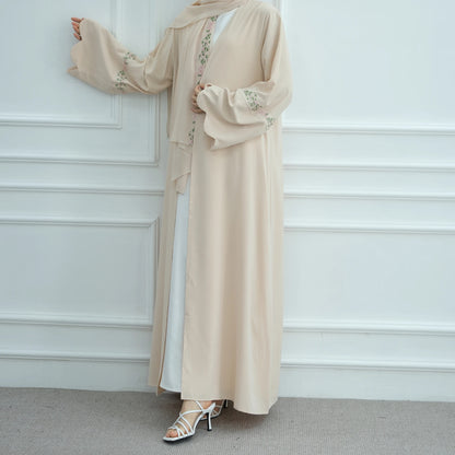 Green Abaya with Hijab Set